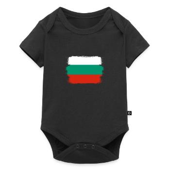 Drapeau bulgare Drapeau bulgare Sables d’or - Body à manches courtes Premium Bébé - noir - Devant