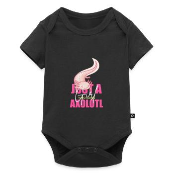 Funny Axolotl Cute Kawaii Animal Fun Liebhab - Baby Premium short-sleeve bodysuit - black - Front