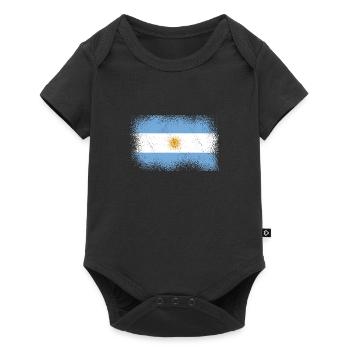 Drapeau de l’Argentine Amérique du Sud Drapeau argentin - Body à manches courtes Premium Bébé - noir - Devant