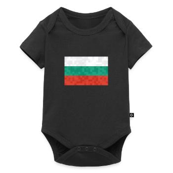 Bulgaria Flag Bulgarian flag Golden Sands - Baby Premium short-sleeve bodysuit - black - Front