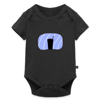 Bubble Boba au thé - Body à manches courtes Premium Bébé - noir - Devant