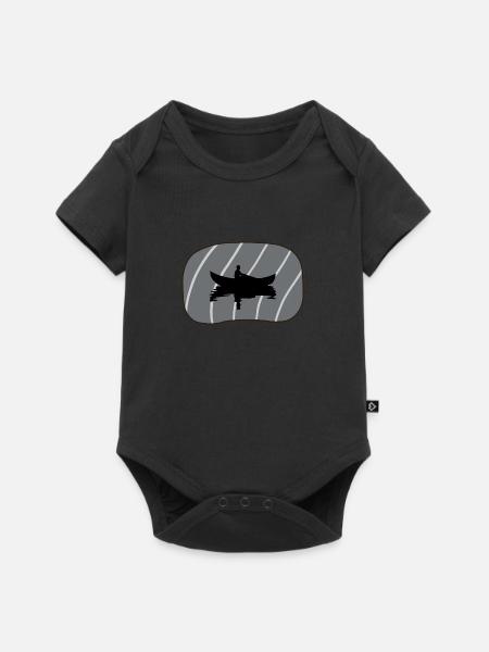 Kanu Ruder Kanu - Baby Premium Kurzarmbody - Schwarz