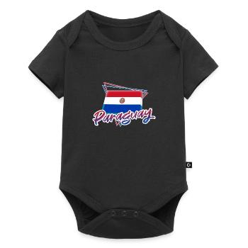 Paraguay - Baby Premium short-sleeve bodysuit - black - Front