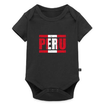 Peru - Baby Premium short-sleeve bodysuit - black - Front