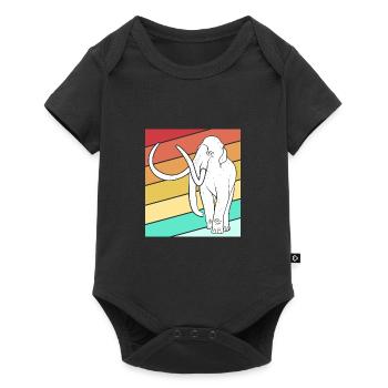 Mammouth - Body à manches courtes Premium Bébé - noir - Devant