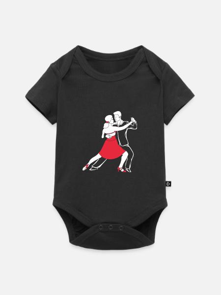 Salsa Tänzer Tänzerin - Baby Premium Kurzarmbody - Schwarz