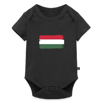 Hungary Flag Hungarian Flag Balaton Hungary - Baby Premium short-sleeve bodysuit - black - Front