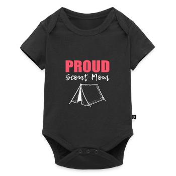 Proud Scout Mother Loving Mother Poison - Baby Premium short-sleeve bodysuit - black - Front