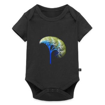 Fractal #97 - Baby Premium short-sleeve bodysuit - black - Front