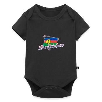 Nouvelle-Calédonie - Body à manches courtes Premium Bébé - noir - Devant