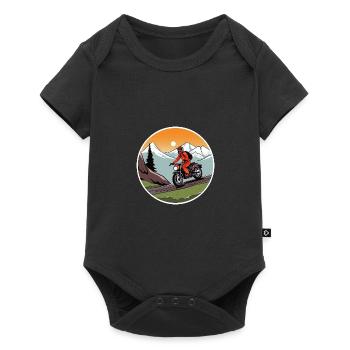 Moto Aventure Moto Moto Motard - Body à manches courtes Premium Bébé - noir - Devant