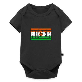 Niger - Baby Premium short-sleeve bodysuit - black - Front