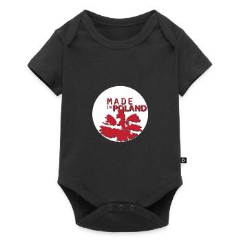 Polonais Made in Poland - Body à manches courtes Premium Bébé - noir - Devant