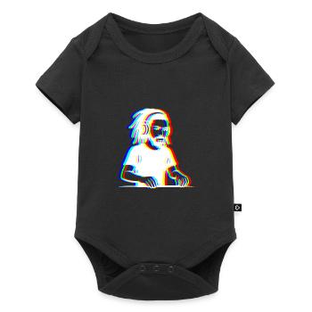 EDM - DJ - Glitch Rave Style - Baby Premium short-sleeve bodysuit - black - Front