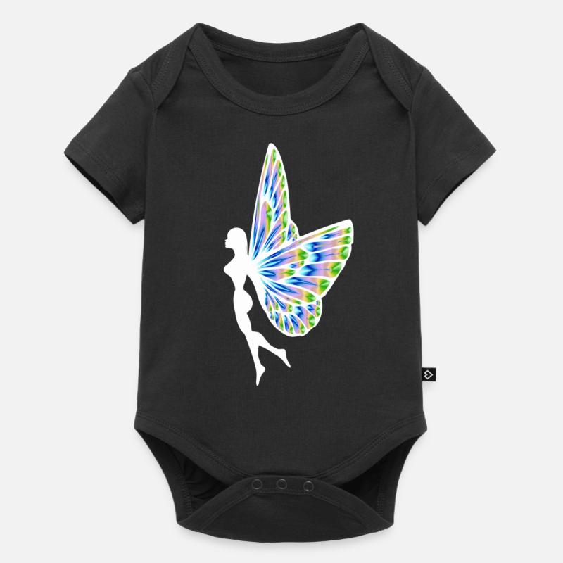 fée - Body à manches courtes Premium Bébé - noir