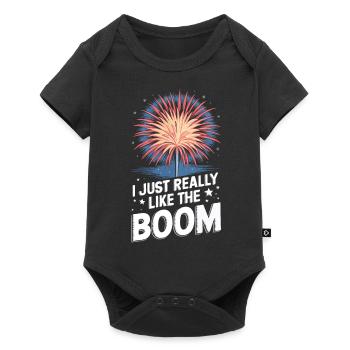 Pyrotechniker Feuerwerk Pyrotechnik - Baby Premium Kurzarmbody - Schwarz - Vorne