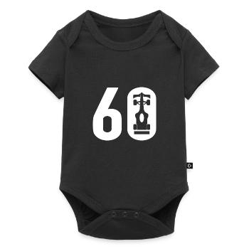 60 Formule Motorsport - Body à manches courtes Premium Bébé - noir - Devant