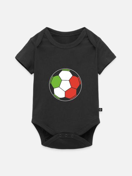 Italien Fußball - Baby Premium Kurzarmbody - Schwarz