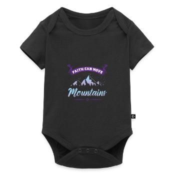 Randonner Motivation chrétienne - Body à manches courtes Premium Bébé - noir - Devant