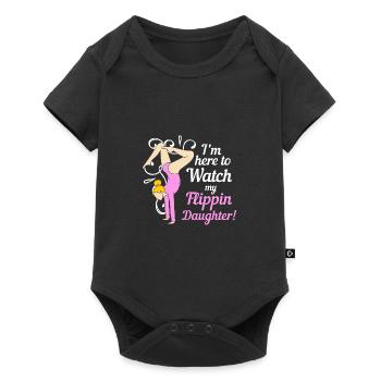 Gymnastics - Baby Premium short-sleeve bodysuit - black - Front