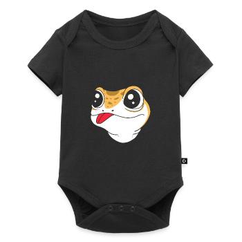 Leopard Gecko - Baby Premium short-sleeve bodysuit - black - Front