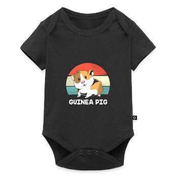 Guinea pig - Baby Premium short-sleeve bodysuit - black - Front