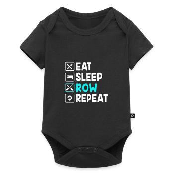 Rowing Team Rowing Rowing Rowing Boat Rowers - Baby Premium short-sleeve bodysuit - black - Front