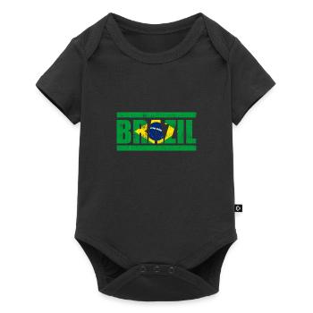 Brésil - Body à manches courtes Premium Bébé - noir - Devant