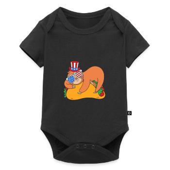 Sloth Laziness Lazy Morning Grouch Taco - Baby Premium short-sleeve bodysuit - black - Front