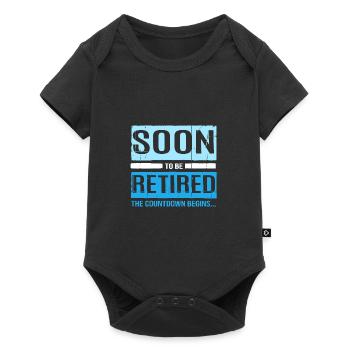 Retraité Retraité Retraité - Body à manches courtes Premium Bébé - noir - Devant
