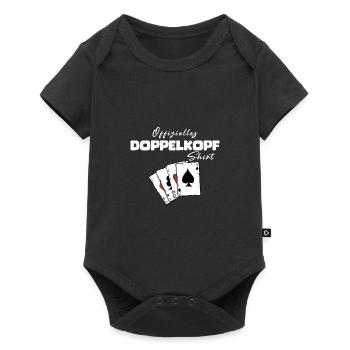 Doppelkopf Chemise Officielle - Body à manches courtes Premium Bébé - noir - Devant