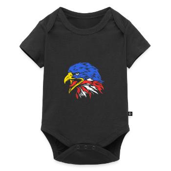 Fourth of July National Colors National Day United States - Baby Premium short-sleeve bodysuit - black - Front
