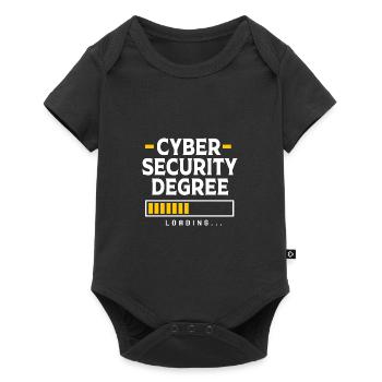 Cybersecurity Cyber Programmierer Hacker - Baby Premium Kurzarmbody - Schwarz - Vorne