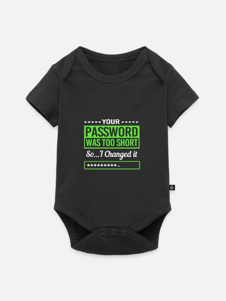 Cyber programmeur cybersécurité Hacker - Body à manches courtes Premium Bébé - noir