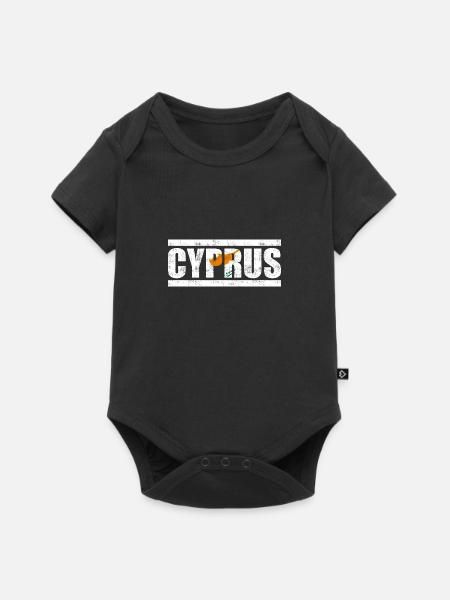 Chypre - Body à manches courtes Premium Bébé - noir