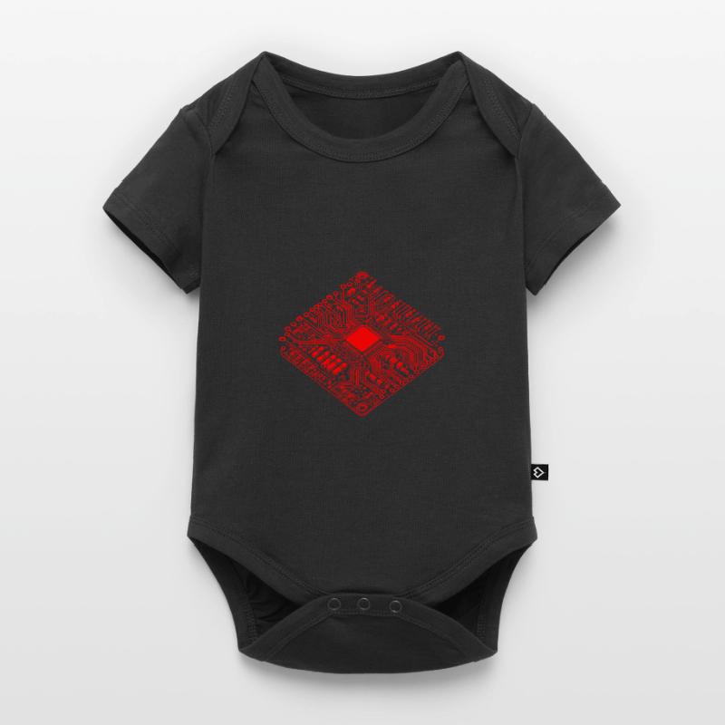 Anatomical CPU & PCB - Cool Computer Scientists Baby Premium short-sleeve bodysuit