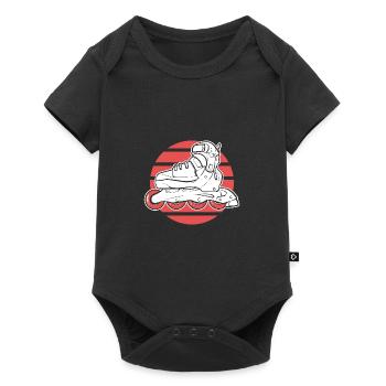 Roller Skating Roller Skates Inline Skates - Baby Premium short-sleeve bodysuit - black - Front