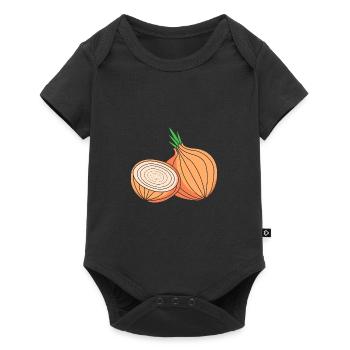 oignon - Body à manches courtes Premium Bébé - noir - Devant