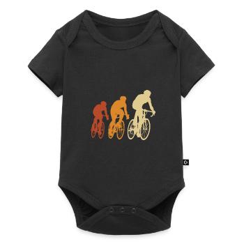 bike bike bike bikes cycling club - Baby Premium short-sleeve bodysuit - black - Front