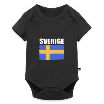 Suède Suédois - Body à manches courtes Premium Bébé - noir - Devant