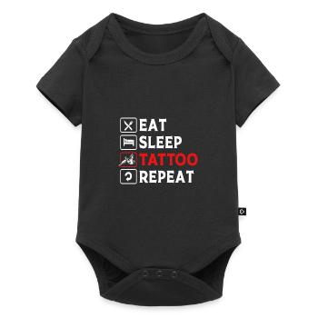 Tattoo Artist Tattoo Artist Tattooed Tattoo - Baby Premium short-sleeve bodysuit - black - Front