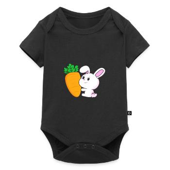 Carottes Légumes - Body à manches courtes Premium Bébé - noir - Devant