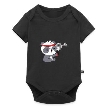 Badminton - Baby Premium short-sleeve bodysuit - black - Front