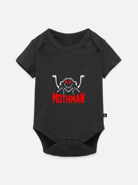 Mottenmann - Baby Premium Kurzarmbody - Schwarz
