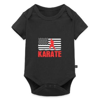 Karaté Autodéfense Arts Martiaux - Body à manches courtes Premium Bébé - noir - Devant