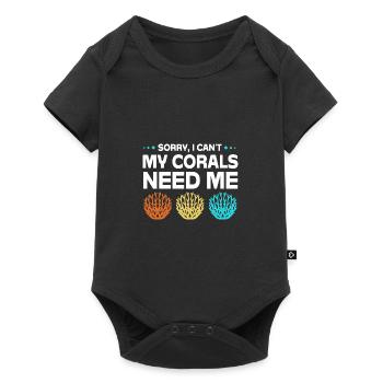 Aquarium Aquarist - Baby Premium short-sleeve bodysuit - black - Front