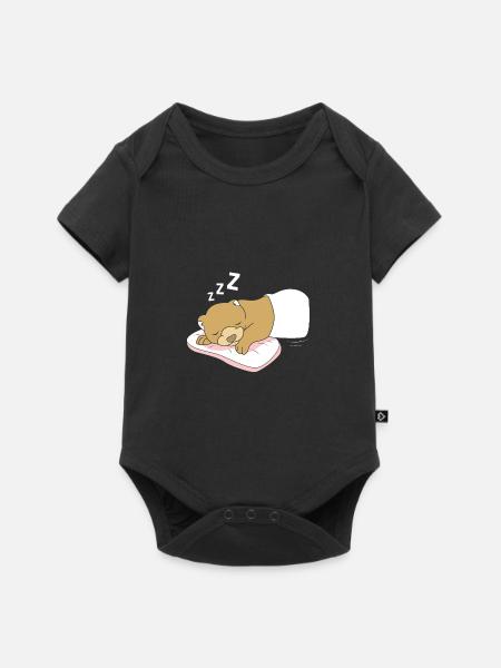 Otter - Baby Premium Kurzarmbody - Schwarz