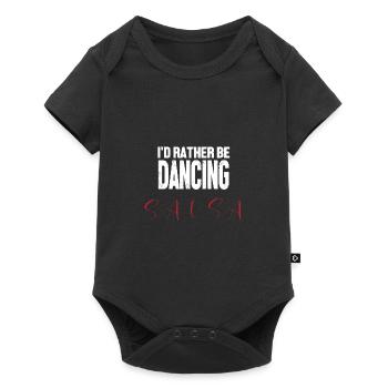 Danseuse de salsa Danseuse - Body à manches courtes Premium Bébé - noir - Devant