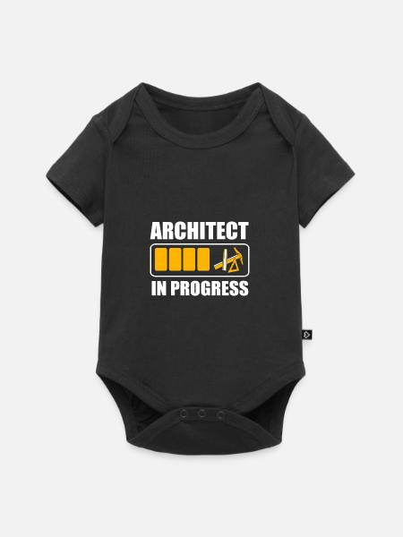 Architektur - Baby Premium Kurzarmbody - Schwarz