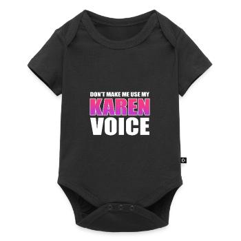 Karen - Baby Premium short-sleeve bodysuit - black - Front